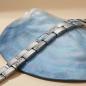 Preview: HOLZKERN | Armband Bandlett Kensington (Perlmutt / Silber)