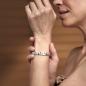 Preview: HOLZKERN | Armband Bandlett Kensington (Perlmutt / Silber)