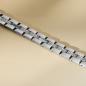 Preview: HOLZKERN | Armband Bandlett Kensington (Perlmutt / Silber)