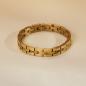 Preview: HOLZKERN | Armband Bandlett Kensington (Zebranoholz / Gold)