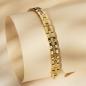 Preview: HOLZKERN | Armband Bandlett Kensington (Zebranoholz / Gold)