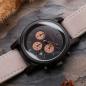 Preview: HOLZKERN Lichtung Waldlauf Herren Chronograph (grau)