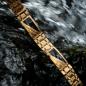 Preview: HOLZKERN | Herrenarmband Bandlett Looper Ahornholz Gold