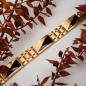 Preview: HOLZKERN | Herrenarmband Bandlett Looper Ahornholz Gold