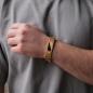 Preview: HOLZKERN | Herrenarmband Bandlett Looper Ahornholz Gold