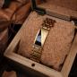 Preview: HOLZKERN | Herrenarmband Bandlett Looper Ahornholz Gold