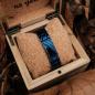 Preview: HOLZKERN | Herrenarmband Bandlett Looper Leadwood Blau