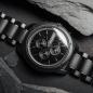 Preview: HOLZKERN | Camelot Lucan Herren Holzarmbanduhr Chronograph