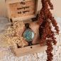 Preview: HOLZKERN | Melisse Fragrancy Damen Holzarmbanduhr