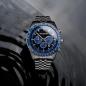 Preview: HOLZKERN | Openhorizon Herren Chronograph (blau)