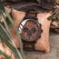 Preview: HOLZKERN | Safdie Shape Herren Chronograph Holzarmbanduhr