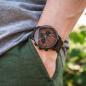 Preview: HOLZKERN | Safdie Shape Herren Chronograph Holzarmbanduhr