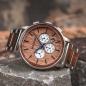 Preview: HOLZKERN | Sauvestre Shape Herren Chronograph Holzarmbanduhr