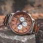 Preview: HOLZKERN | Sauvestre Shape Herren Chronograph Holzarmbanduhr