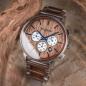 Preview: HOLZKERN | Sauvestre Shape Herren Chronograph Holzarmbanduhr