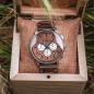 Preview: HOLZKERN | Sauvestre Shape Herren Chronograph Holzarmbanduhr