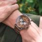 Preview: HOLZKERN | Sauvestre Shape Herren Chronograph Holzarmbanduhr