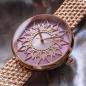 Preview: HOLZKERN | Suncatcher Damen Armbanduhr (Perlmutt / Roségold)