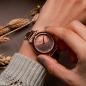Preview: HOLZKERN | Sunglister Damen Solararmbanduhr (braun)