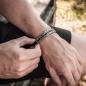 Preview: HOLZKERN | Tremolo (Leadwood / Silber) Armband Bandlett
