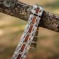 Preview: HOLZKERN | Tremolo (Walnussholz / Silber) Armband Bandlett