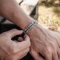 Preview: HOLZKERN | Tremolo (Walnussholz / Silber) Armband Bandlett