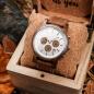 Preview: HOLZKERN Herren Holzarmbanduhr Waldlauf Unterholz