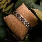 Preview: HOLZKERN | Armband Bandlett Verismo (Walnuss / Silber)