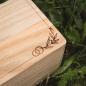 Preview: HOLZKERN | Doppelbox Catalpa (Hochzeitsglück)
