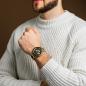 Preview: HOLZKERN | Zwielicht Horizont Herren Chronograph Ahornholz Gold