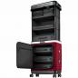 Preview: Pull Up | Suitcase Reisekoffer mit patentiertem Regalsystem (cosmo red)