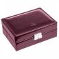 Preview: SACHER | Schmuckkasten Britta New Classic Lederimitat bordeaux (13.000.290143)