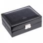Preview: SACHER | Schmuckkasten Britta New Classic Lederimitat schwarz (13.000.290443)