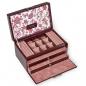 Preview: SACHER | Schmuckkoffer Elly Florage bordeaux (25.501.360102)