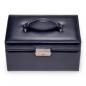 Preview: SACHER | Schmuckkoffer Elly Florage Echtleder navy (25.501.014008)