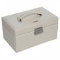 Preview: SACHER | Schmuckkoffer Elly Elegance Echtleder ivory (25.518.565608)