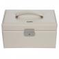 Preview: SACHER | Schmuckkoffer Elly Elegance Echtleder ivory (25.518.565608)