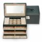 Preview: SACHER | Schmuckkoffer Elly Saffiano forest(25.000.125143)