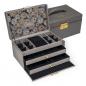 Preview: SACHER | Schmuckkoffer Emma Fleur Venice grau (24.510.561604)