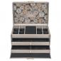 Preview: SACHER | Schmuckkoffer Emma Fleur Venice grau (24.510.561604)