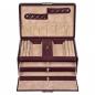 Preview: SACHER | Schmuckkoffer Eva New Classic Echtleder bordeaux (27.107.010143)