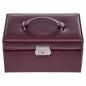 Preview: SACHER | Schmuckkoffer Eva New Classic Echtleder bordeaux (27.107.010143)