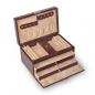 Preview: SACHER | Schmuckkoffer Eva New Classic Lederimitat Nappaoptik bordeaux (27.000.290143)