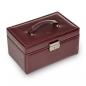 Preview: SACHER | Schmuckkoffer Eva New Classic Lederimitat Nappaoptik bordeaux (27.000.290143)