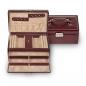 Preview: SACHER | Schmuckkoffer Eva New Classic Lederimitat Nappaoptik bordeaux (27.000.290143)