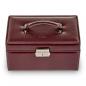 Preview: SACHER | Schmuckkoffer Eva New Classic Lederimitat Nappaoptik bordeaux (27.000.290143)