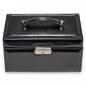 Preview: SACHER | Schmuckkoffer Eva New Classic Lederimitat Nappaoptik schwarz (27.000.290443)