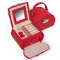 Preview: SACHER | Schmuckkästchen Girlie Standard Lederimitat rot (H5.000.290343)