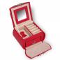 Preview: SACHER | Schmuckkästchen Girlie Standard Lederimitat rot (H5.000.290343)