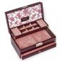 Preview: SACHER | Schmuckkasten Helen Florage Lederimitat bordeaux (34.501.360102)